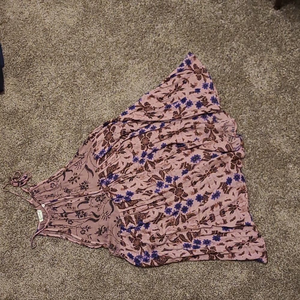 Free People purple flowy dress